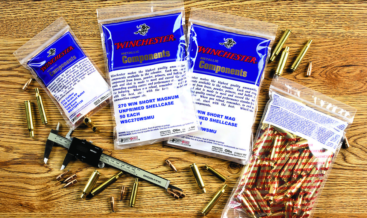 WINCHESTER .243 WIN UNPRIMED RIFLE SHELLCASES 50 PK