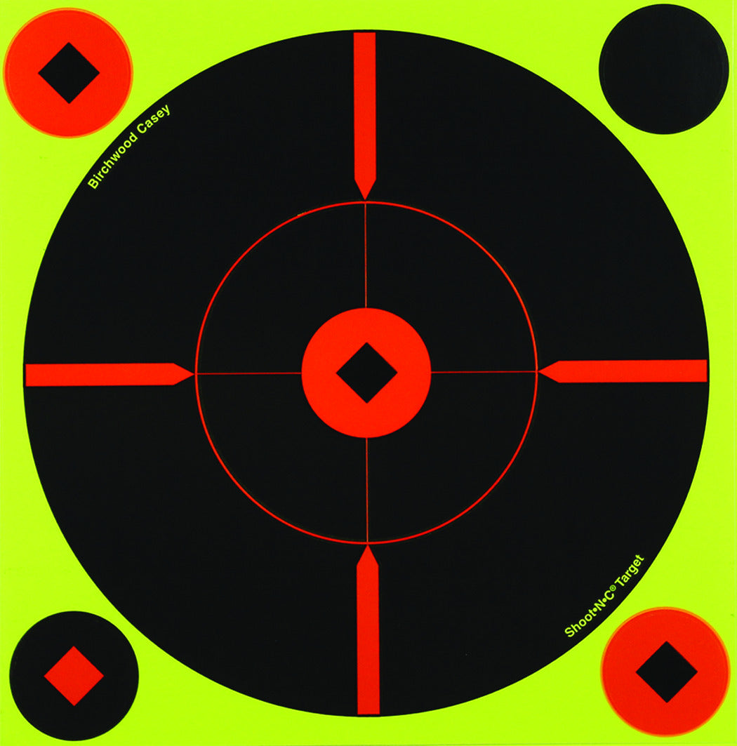 Birchwood Casey Shoot-N-C BMW 8" Bullseye Target 6/Pk