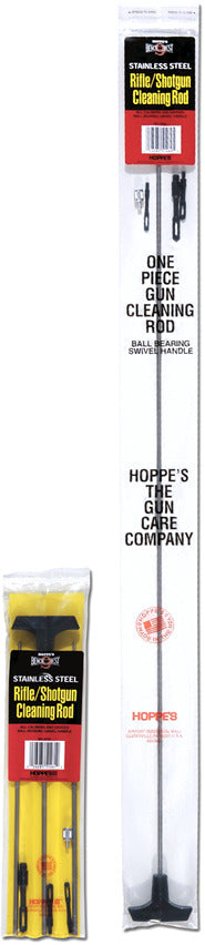 Hoppe's Rifle Cleaning Rod All Caliber Aluminum, 3 Piece, Poly Bag