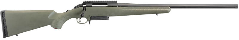 Ruger American Predator Bolt Action Rifle 6.5 Creedmor 22 Moss Green Barrel Black