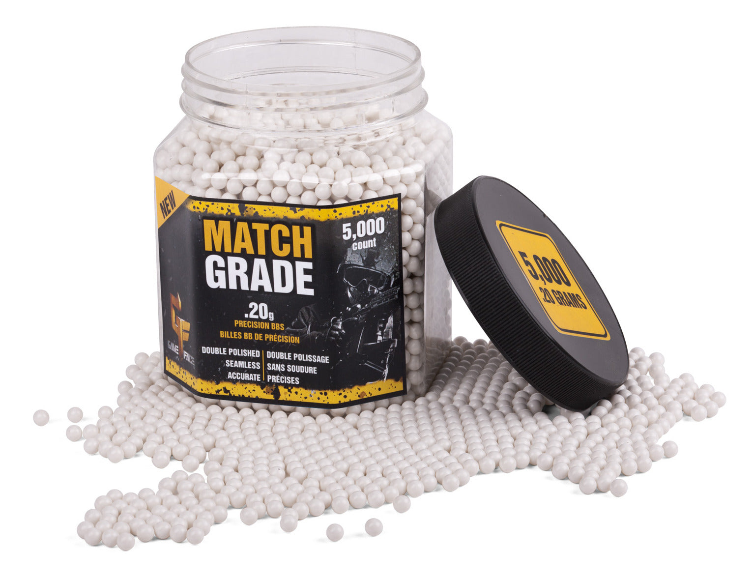Crosman 20GPW5J Match Grade (white) Precision ammo - 6mm, .20 gram, 5,000 count