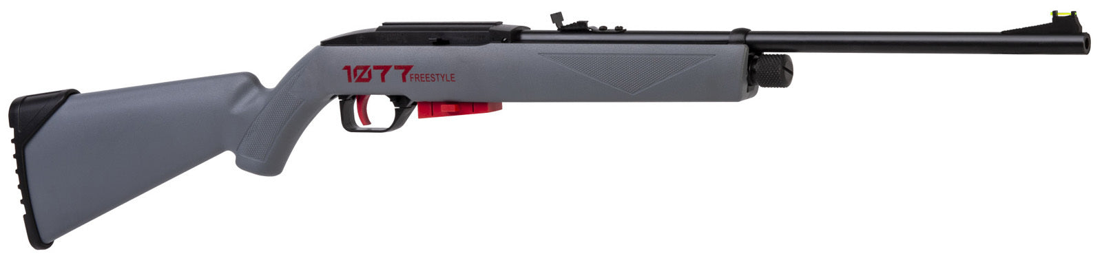 Crosman 1077 FreeStyle - Gray/ Black/ Red Multi-Shot Semi-Auto CO2 Air Rifle