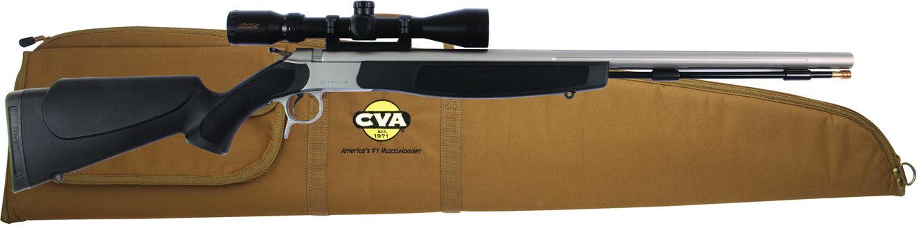 CVA Optima V2 Muzzleloader, .50 Caliber, 26" Barrel, Black, KonusPro 3-9x40mm Scope