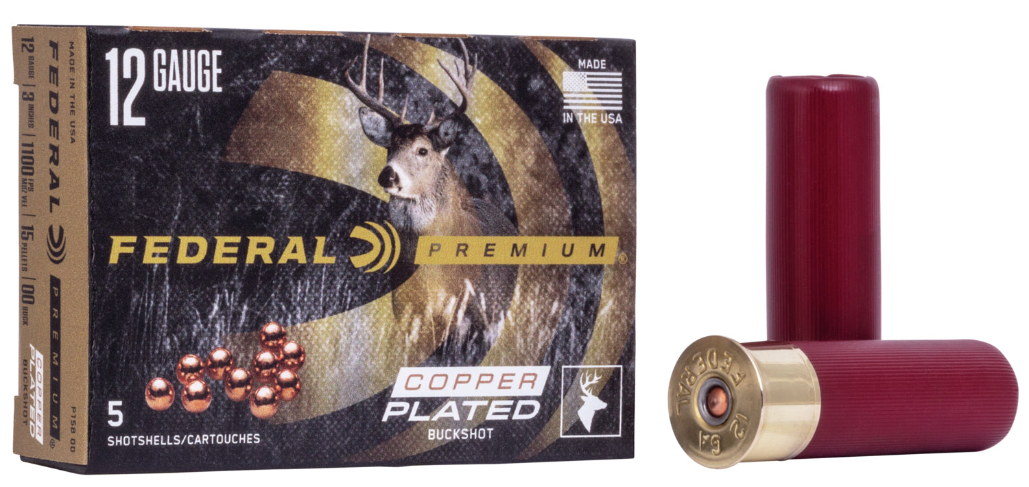 FEDERAL AMMO 12GA BUCKSHOT P158 00