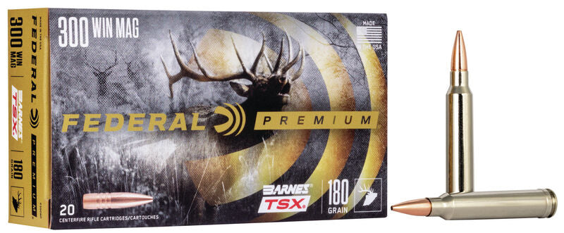 Federal Premium 300 Win Mag Barnes TSX, 180gr, 20ct