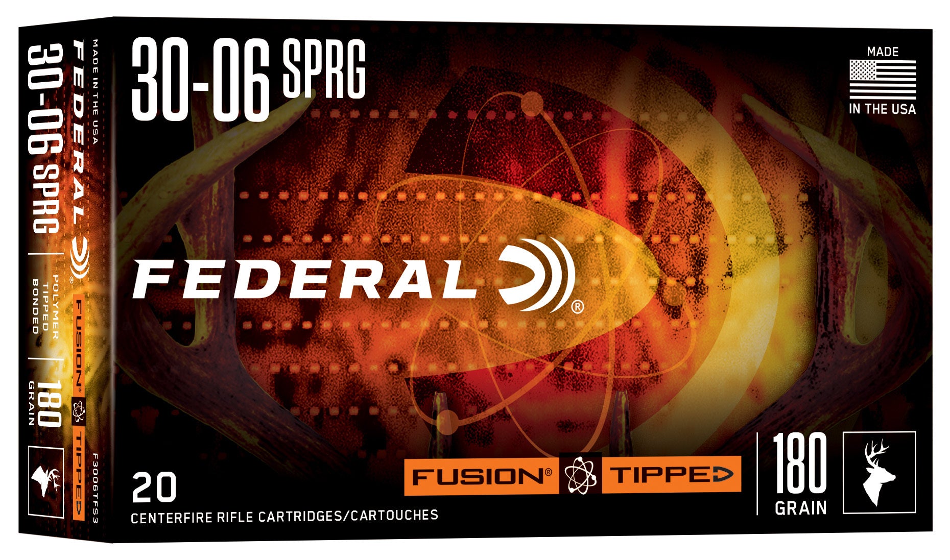 Federal .30-06 Springfield Fusion Tipped, 180gr, 20ct