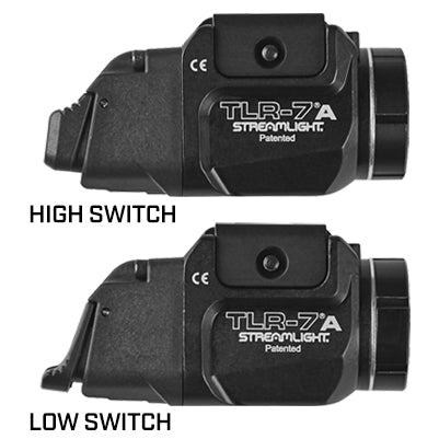 Streamlight 69424 TLR7 X 500-Lumen Low-Profile Rail-Mounted Tactical Light