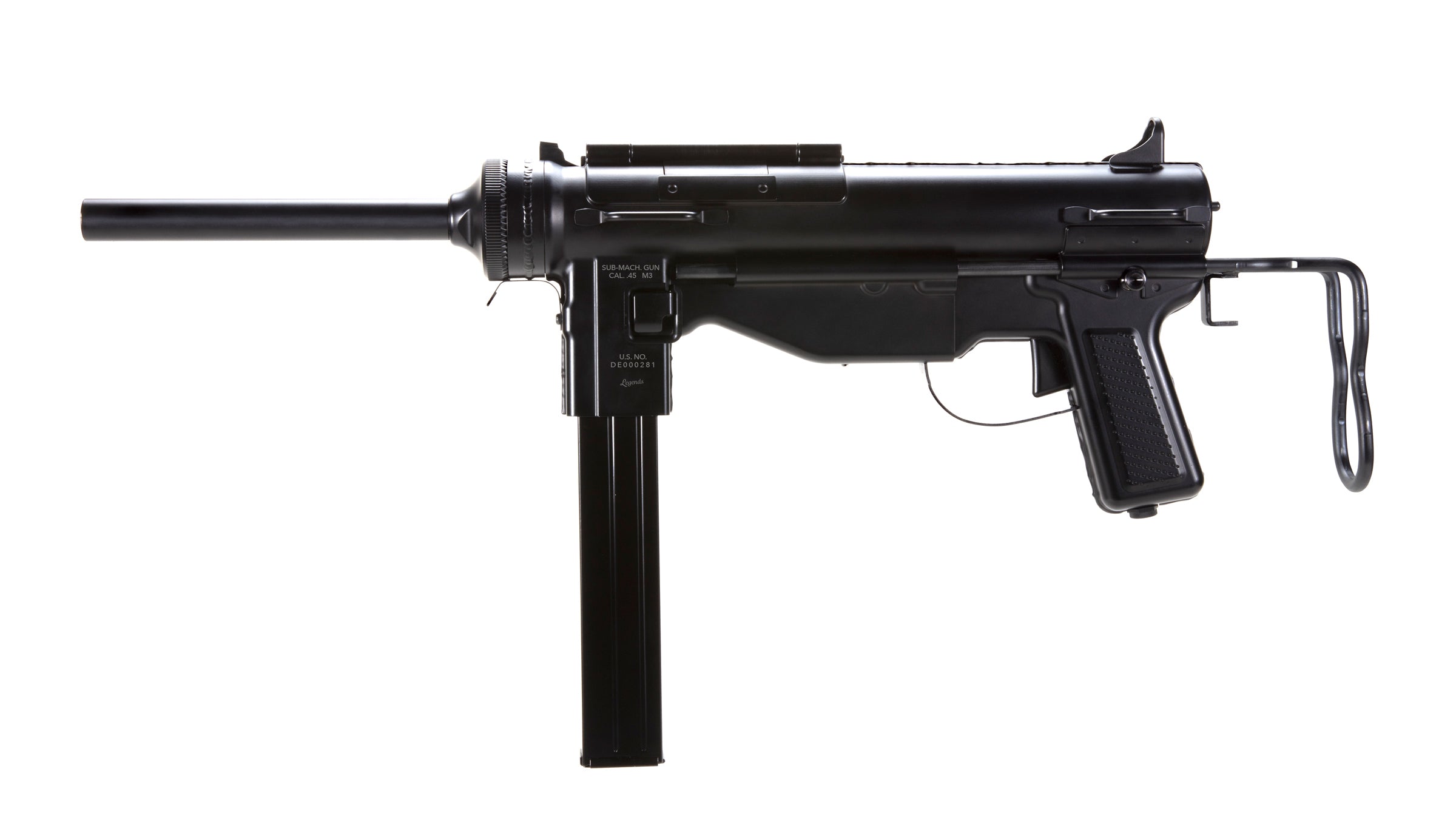Legends 2251822 Legends M3 Grease Gun, Steel BB Semi/Full Auto Air