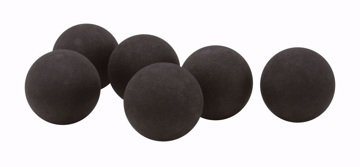 T4E 2292152 Rubber Ball, Black, 100