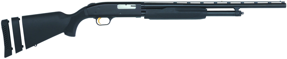 Mossberg 500 Youth Super Bantam 20 Gauge Pump Action Shotgun 22 Barrel 3 Chamber 5 Rounds Bead Sight Black Synthetic Stock Matte Black