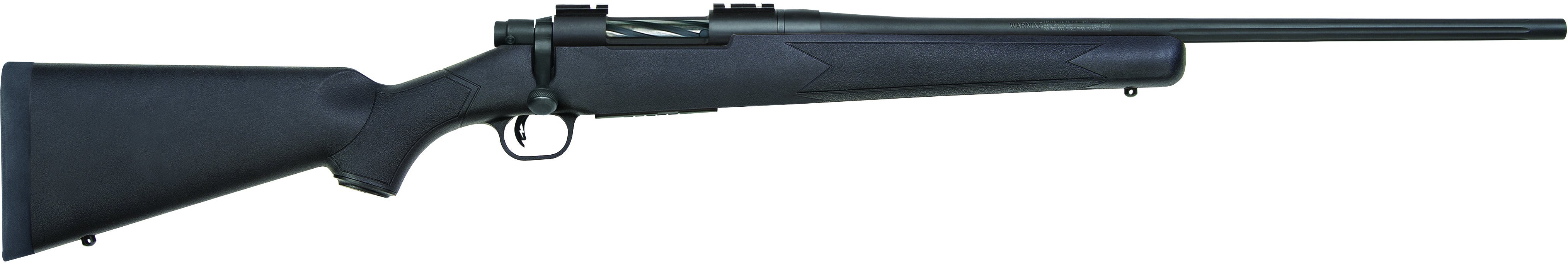Mossberg Patriot Bolt Action Rifle .243 Winchester 22 Fluted Barrel 5 Rounds Synthetic Stock Matte Blue Finish 27928