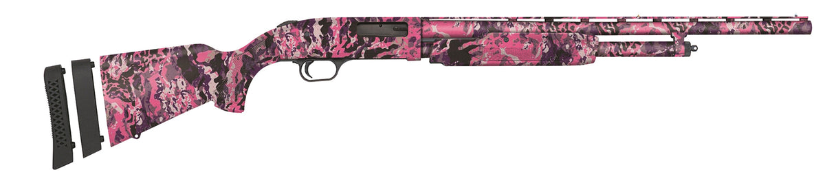 Mossberg 500 Youth Super Bantam Turkey 20 Gauge Pump Action Shotgun 22 Barrel 3 Chamber 5 Rounds FO Sight Synthetic Stock MO Obsession Camo
