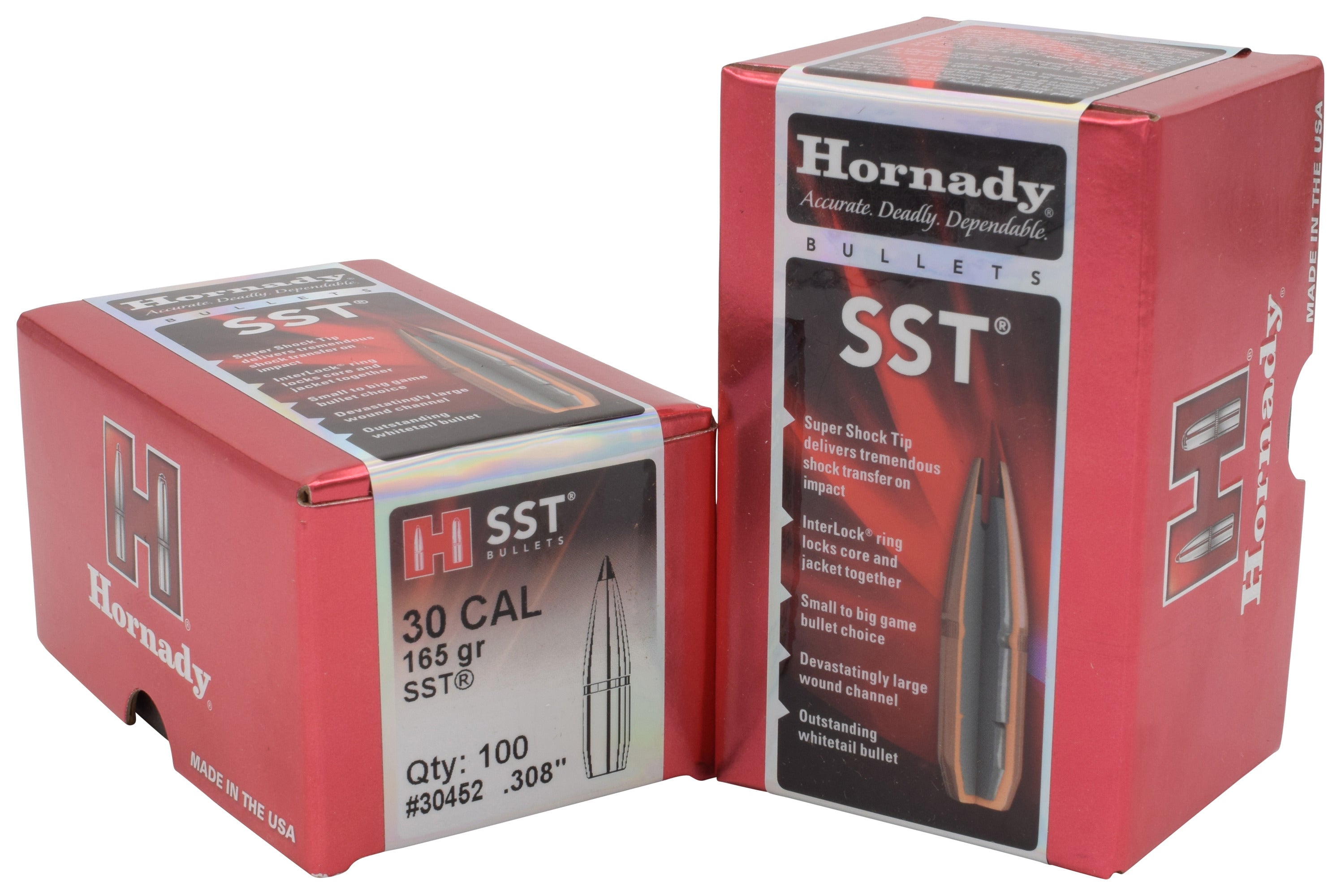 Hornady 30452 Bull .308 165 SSt 100 ct