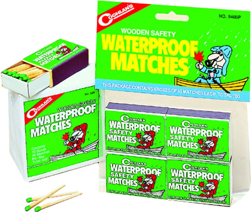 Coghlan's Matches - Waterproof - 45/box- 4 Boxes