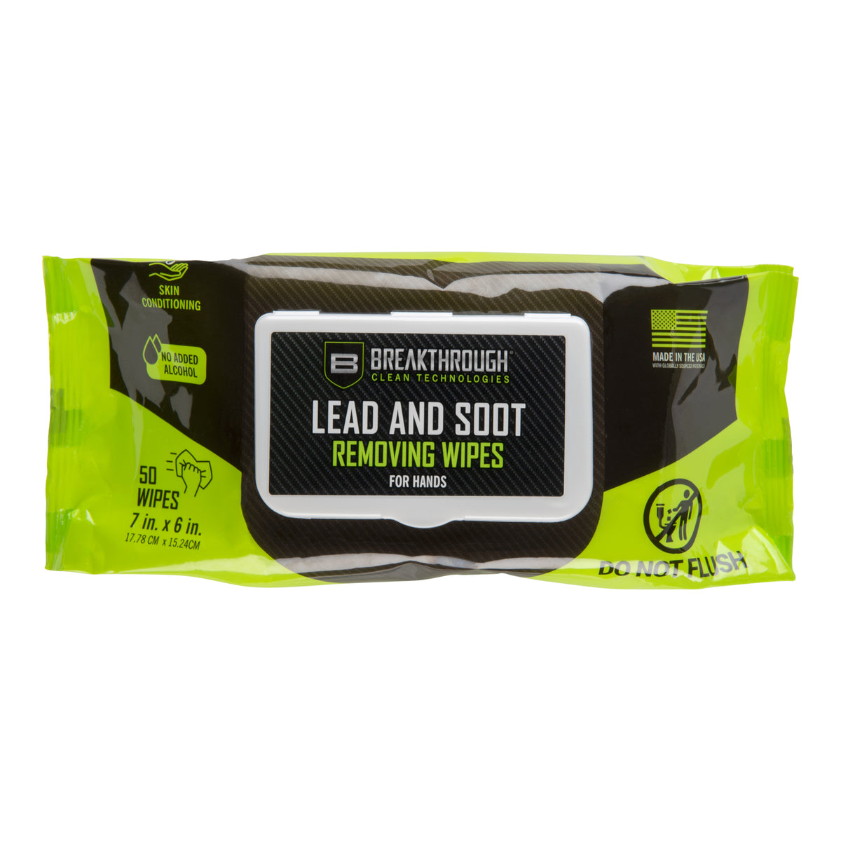 Breakthrough BT-LRW-50 BCT - Lead & Heavy Metal Removal Wipes (7 X 6 Wipe) - 50Ct Pouch
