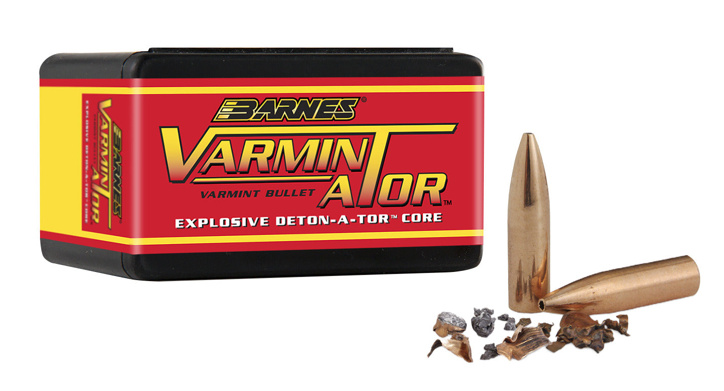 Barnes - 22 Cal - 50 Gr - Varminator - Hollow Point Flat Base - 100ct