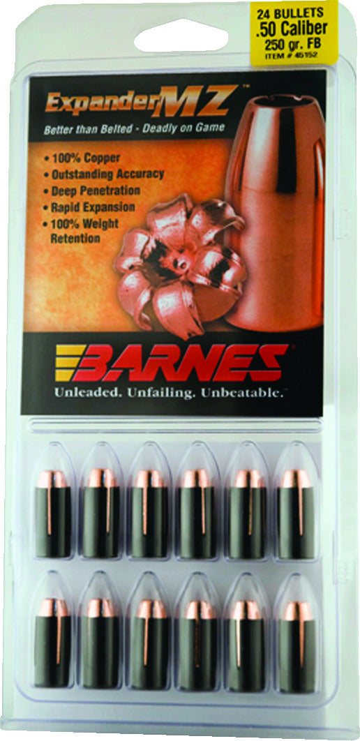 Barnes Bullets Expander MZ 50 Black Powder Expander MZ 250 GR 24