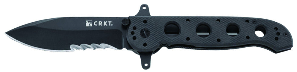 CRKT M21-14SFG Carson Special Forces Flipper Knife 3.875" Black Combo Blade