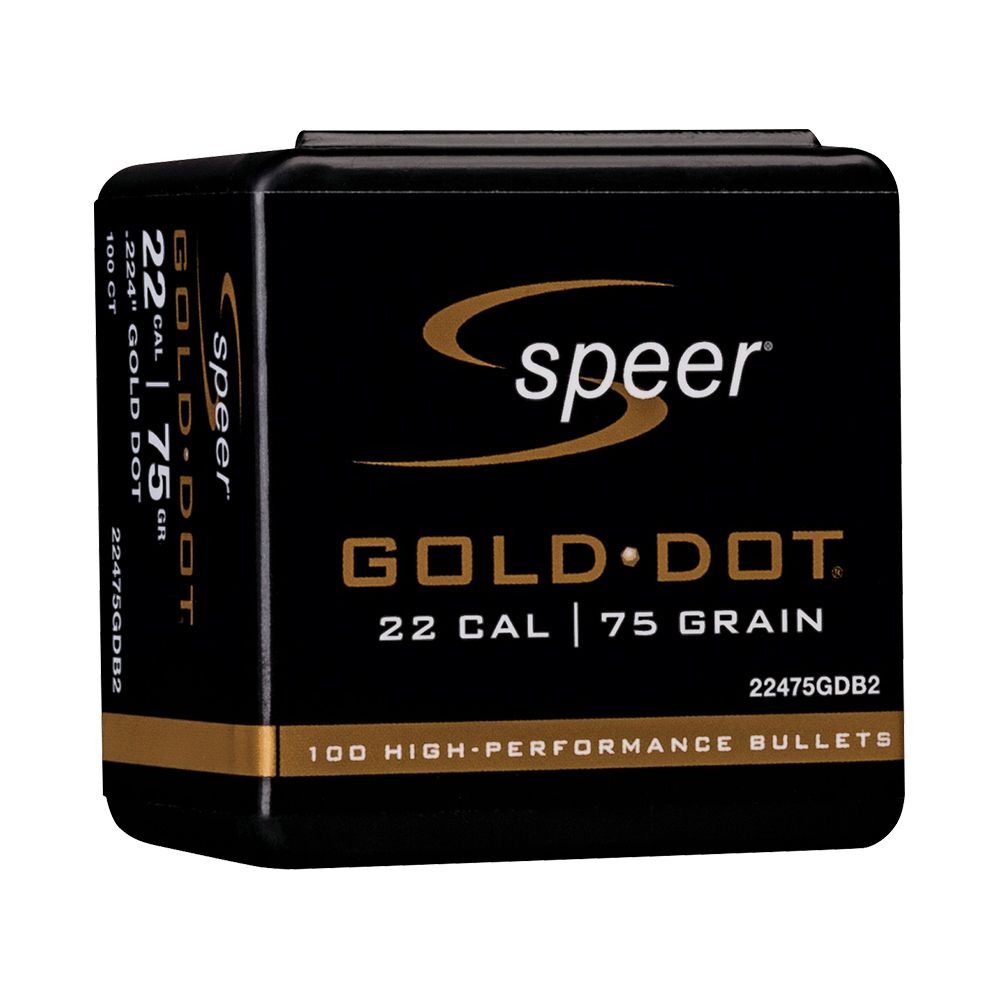 Speer 22475GDB2 224 75GR Gold Dot