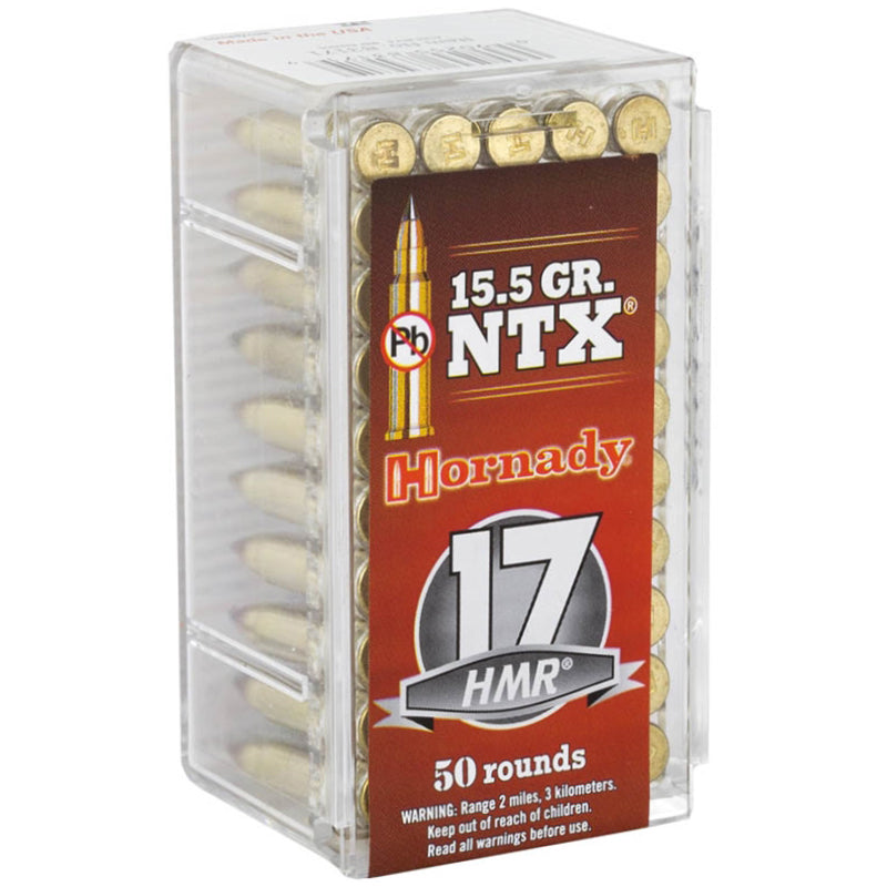 Hornady 17 HMR 15.5 GR NTX product image