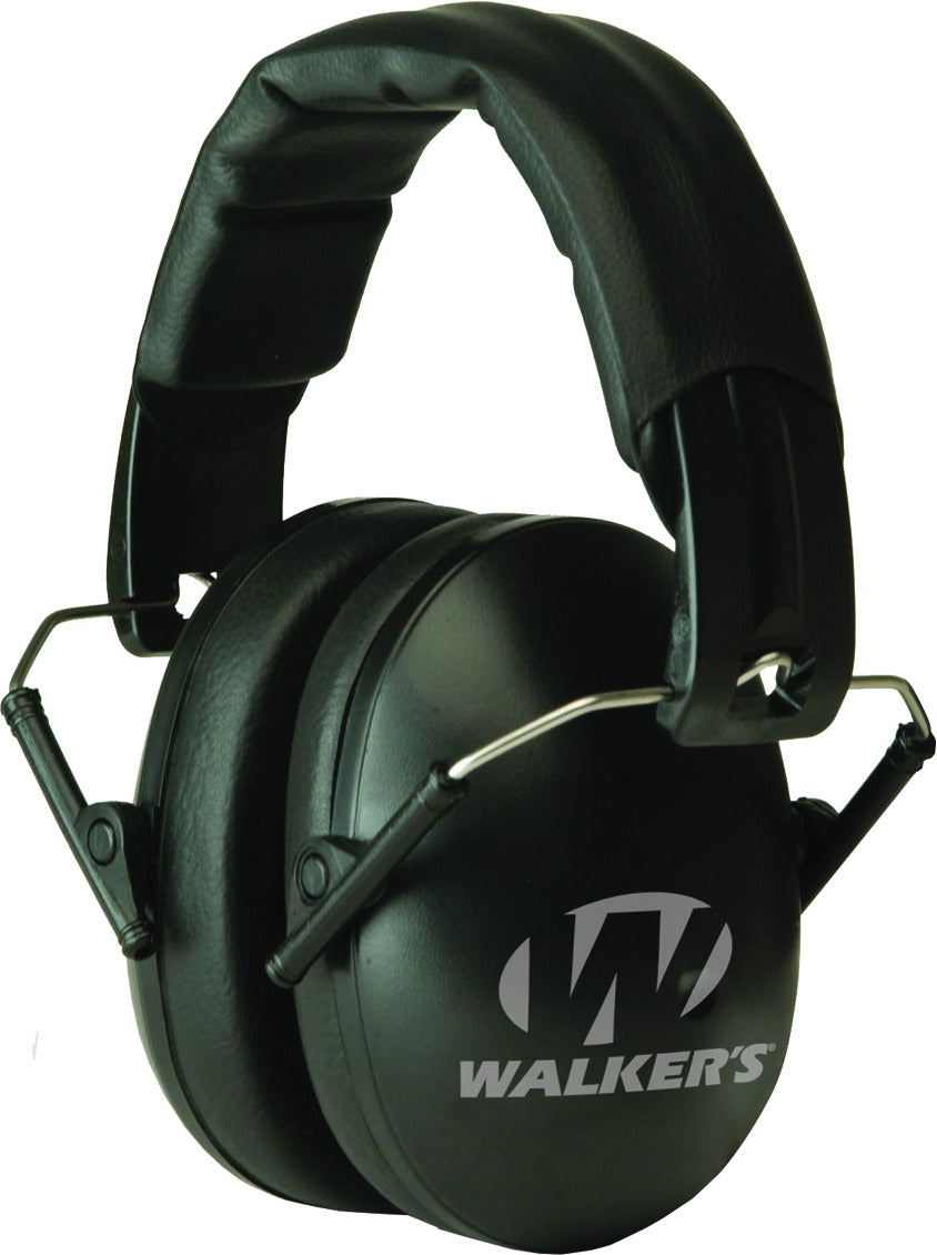 Walkers Youth and Women Folding Muff, NRR 23dB, Black
