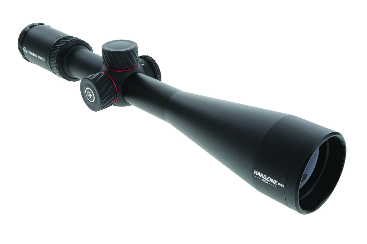 Crimson Trace Hardline Pro Rifle Scope 4-16x50mm 30mm Tube Second Focal Plane CT Custom MR1-MOA Reticle MOC Coating Black 01-01350