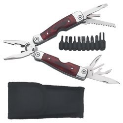 Maxam Multi Tool Kit With Storage Pouch 9 Screwdriver Bits