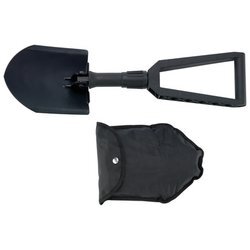 Maxam 23" Folding Shovel Carbon Steel, Cordure Sheath