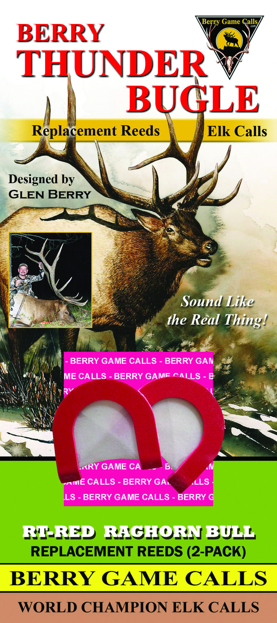 Elk Big Bull Berry Thunder Bugle Red Rag Bull Reeds