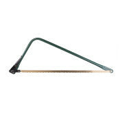 Stansport 18-inch Utility Steel Bow Saw with 2 Blades Camping Handsaw Gray