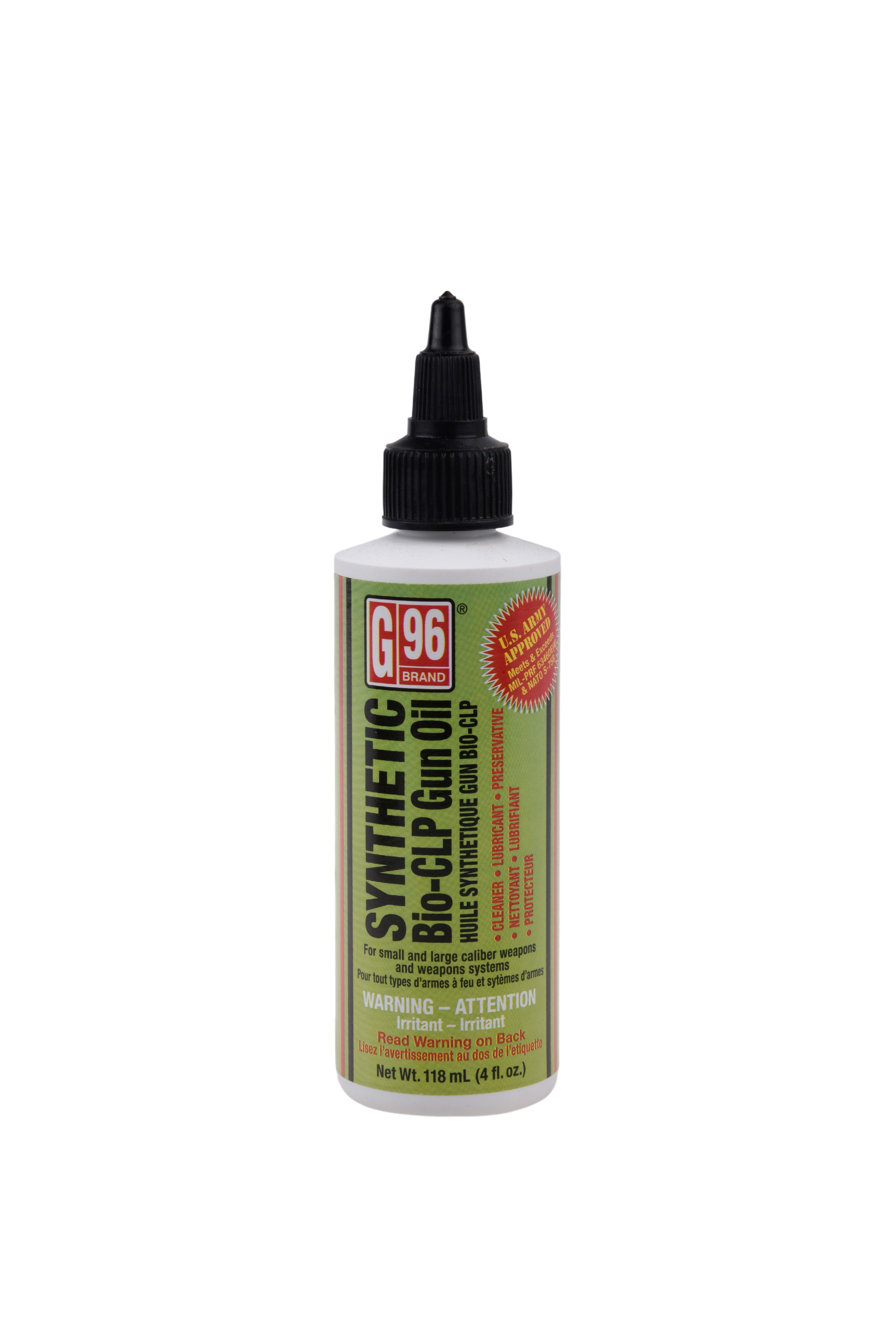 G96 Synthetic Bio-CLP Gun Oil – 4 fl oz