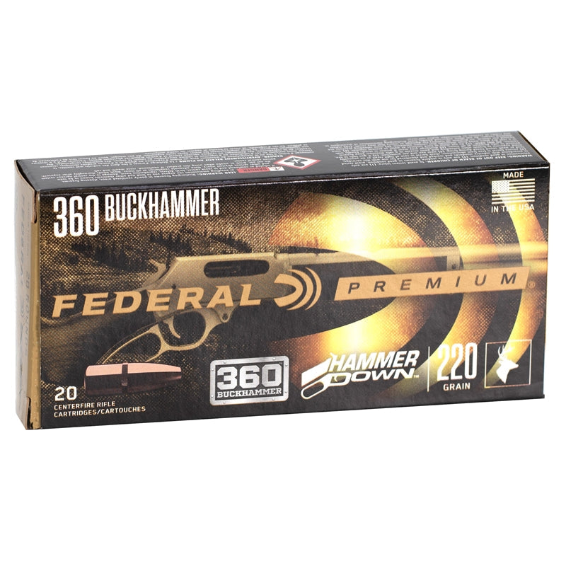Federal Premium HammerDown 360 Buckhammer 220gr - 20 Rounds