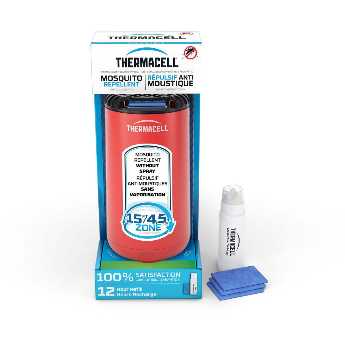 Thermacell Patio Shield Mosquito Repeller Red