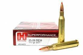 HORNADY SUPERFORMANCE 25-06 REM 117 GR SST