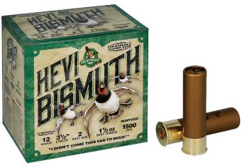 HEVI-SHOT Ammunition HEVI-BISMUTH 12 Gauge 3-1/2" 1-1/2 OZ #2 (25)