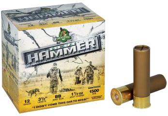 HEVI-SHOT Ammunition HEVI-HAMMER 12 Gauge 3-1/2" 1-1/2 OZ BB (25)