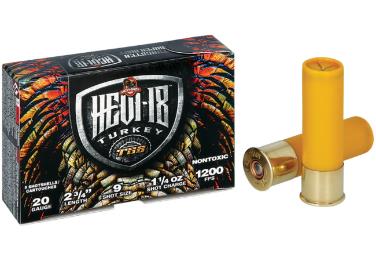 HEVI-SHOT Ammunition 18 TSS TURKEY 20 Gauge 2-3/4" 1-1/4 OZ #9 (5)