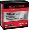 Winchester 7.62mm .310 Power-Point 123gr Bullets - 100 Count