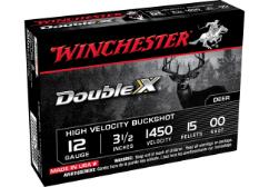 WINCHESTER Ammunition 12 Gauge 3-1/2" DOUBLE X BUCKSHOT 00