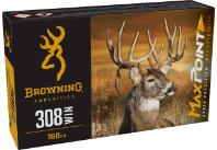 Browning Max Point Rifle Ammunition - 308 Win — 168 gr