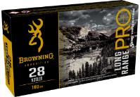 BROWNING Ammunition 28 NOSLER 160 gr LONG RANGE PRO