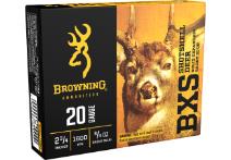 Browning BXS Deer Sabot Slug Ammunition - 20 Gauge 2.75 in — 3/4 oz Sabot Slug — 5 Rounds