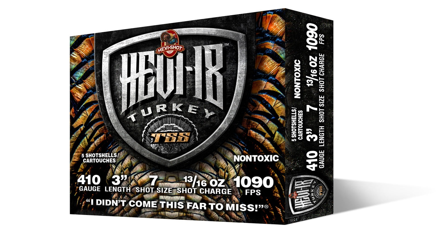 HEVI-Shot HS1007 HEVI 18 TSS Turkey Shotshell 410 Ga, 3, 13/16 oz, #7