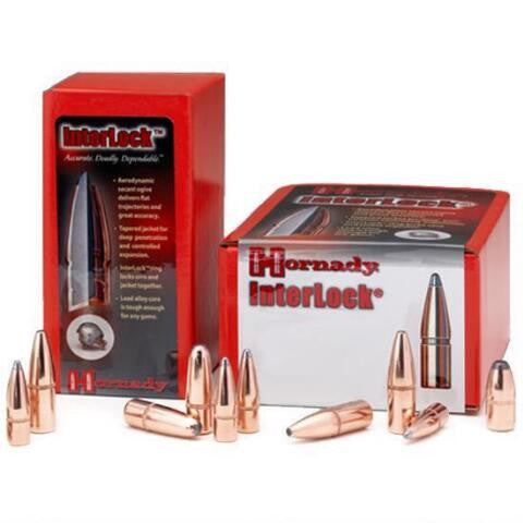 HORNADY 30 CAL. 180 GR BTSP INTERLOK #3072-High Falls Outfitters