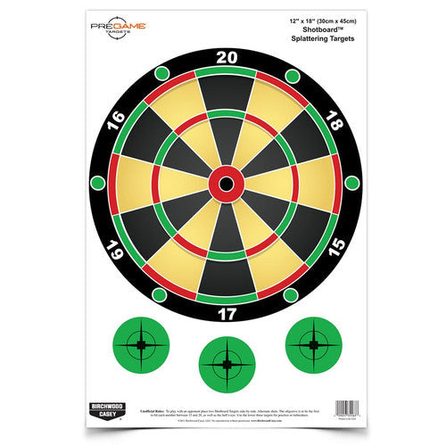 Birchwood Casey Dirty Bird Shotboard Target – 8 Pack