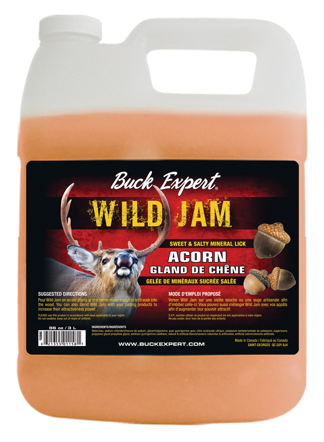 Buck Expert 152DAC Baiting Products - DEER - Wild Jam Sweety Salty ACORN