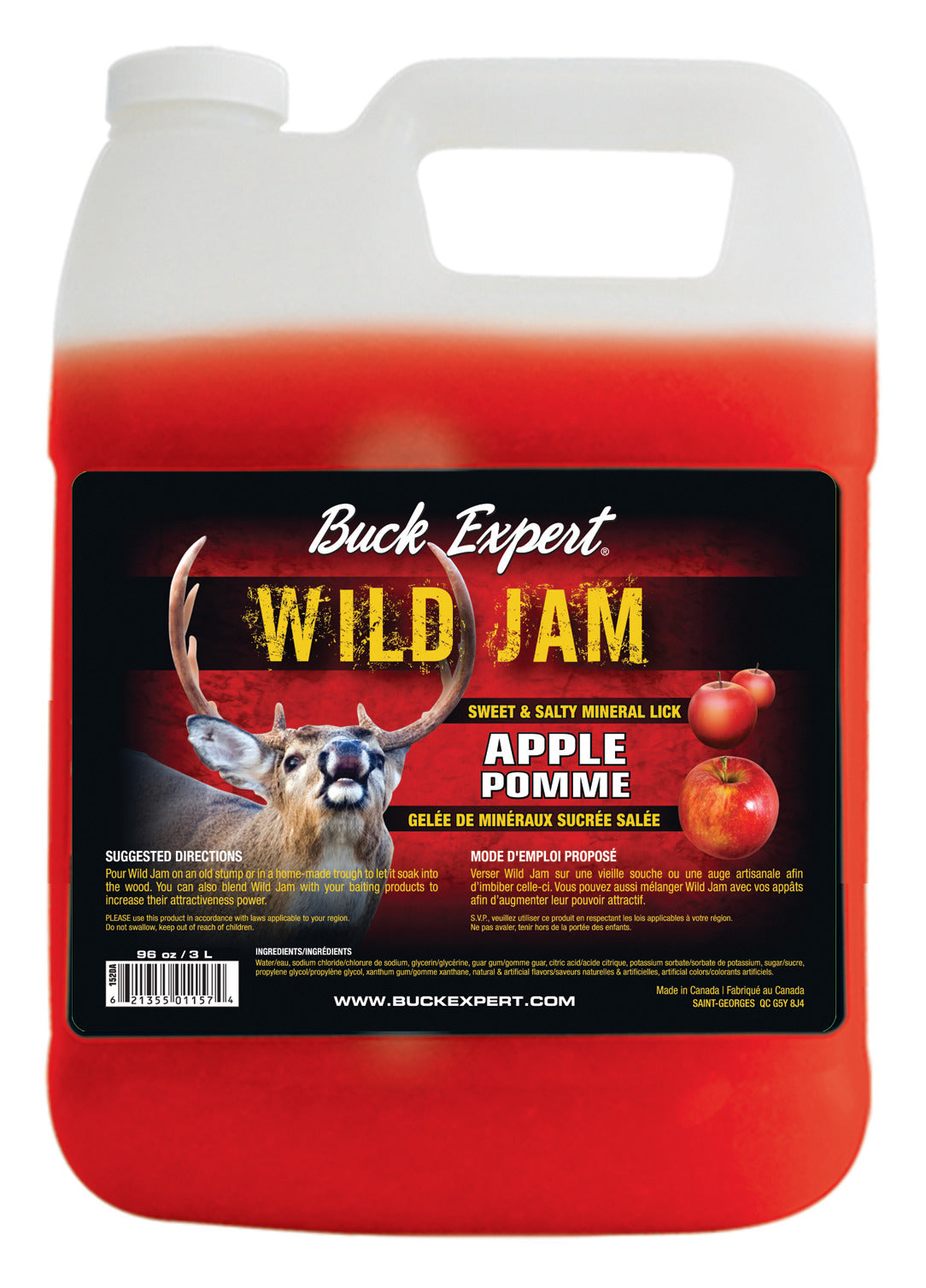 Buck Expert 152DA Baiting Products - DEER - WILD JAM SWEETY SALTY - 96 OZ