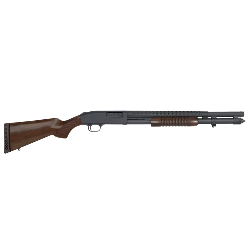 Mossberg 590 Retrograde Persuader 12 Gauge Walnut / Matte 20" Barrel