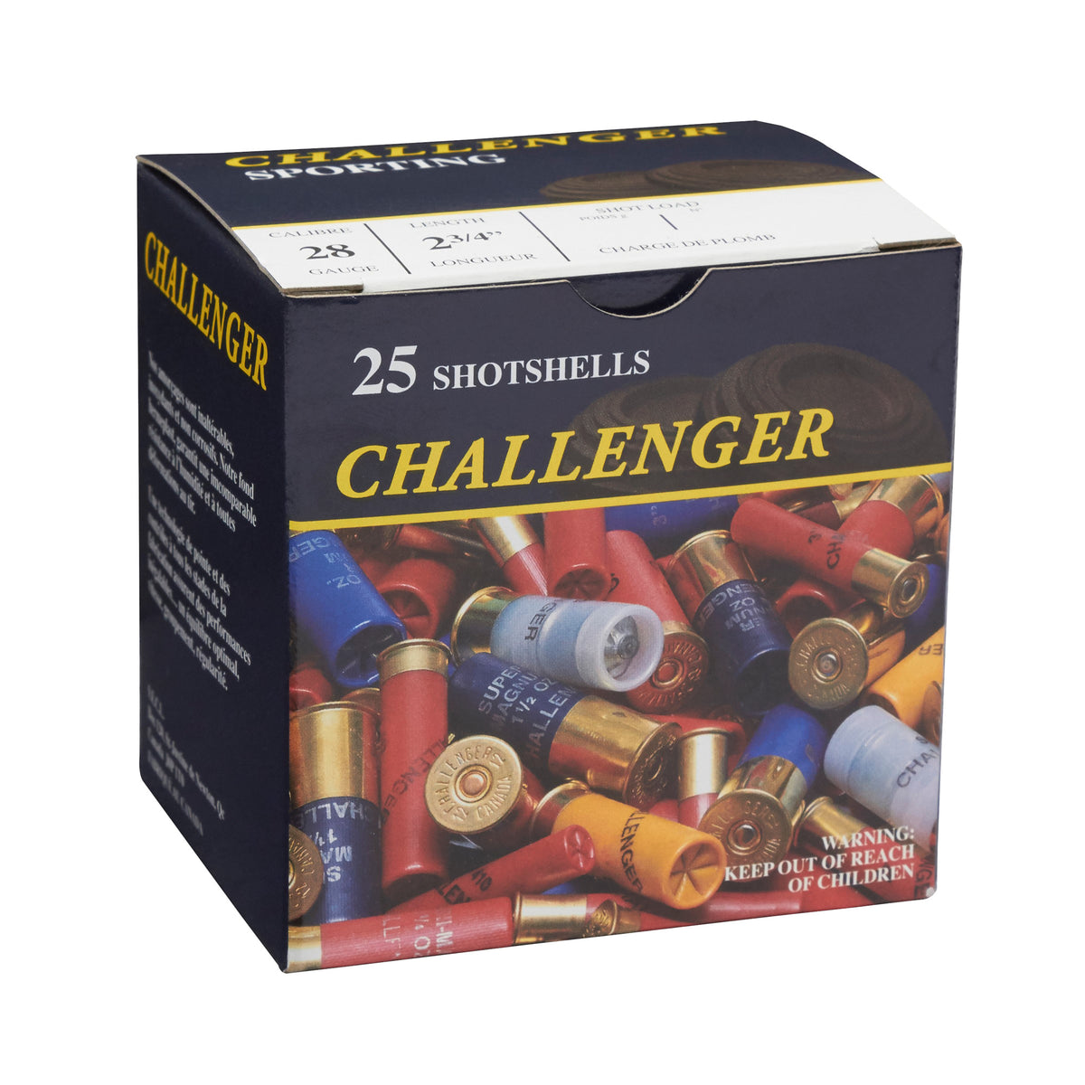 Challenger Ammo 10056 High Brass 1005 Shotshell 28 GA, 2-3/4 in, No. 6