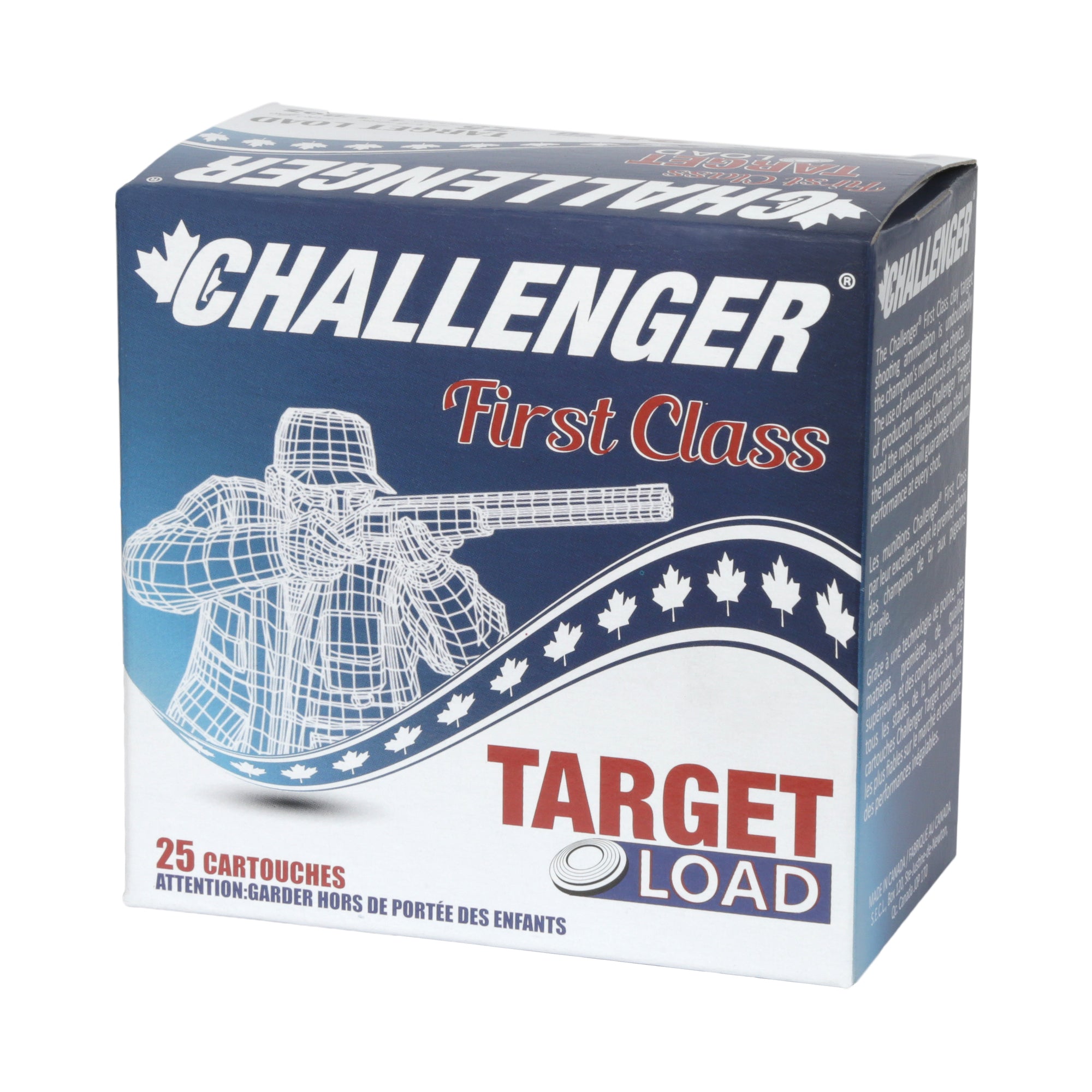 Challenger Ammo 40007 Light Load 4000 Shotshell 12 GA, 2-3/4 in, No. 7.5